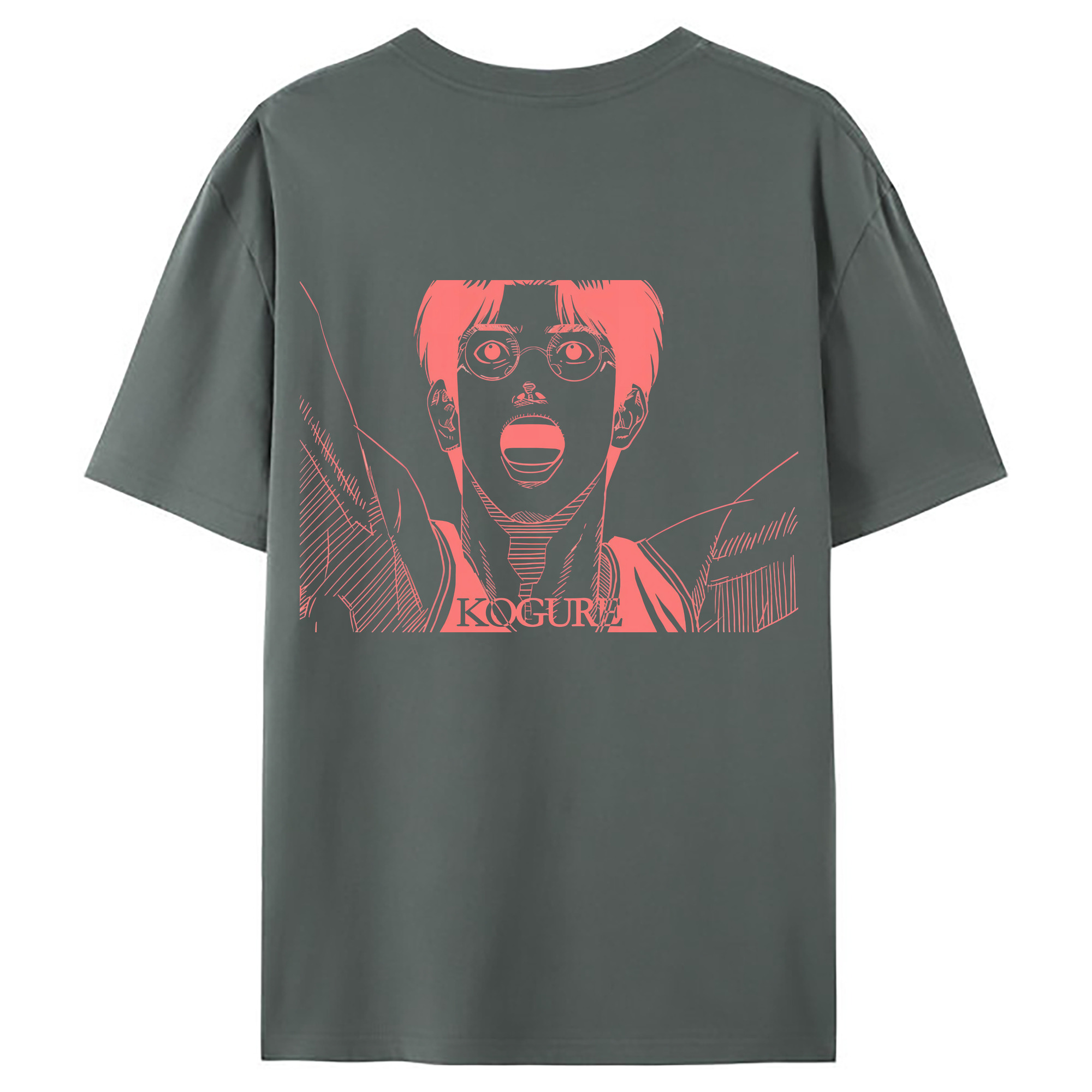 （画像用） SLAM DUNK／スラムダンク 綿100％ メンズ半袖Tシャツ（バックプリント） 通気性